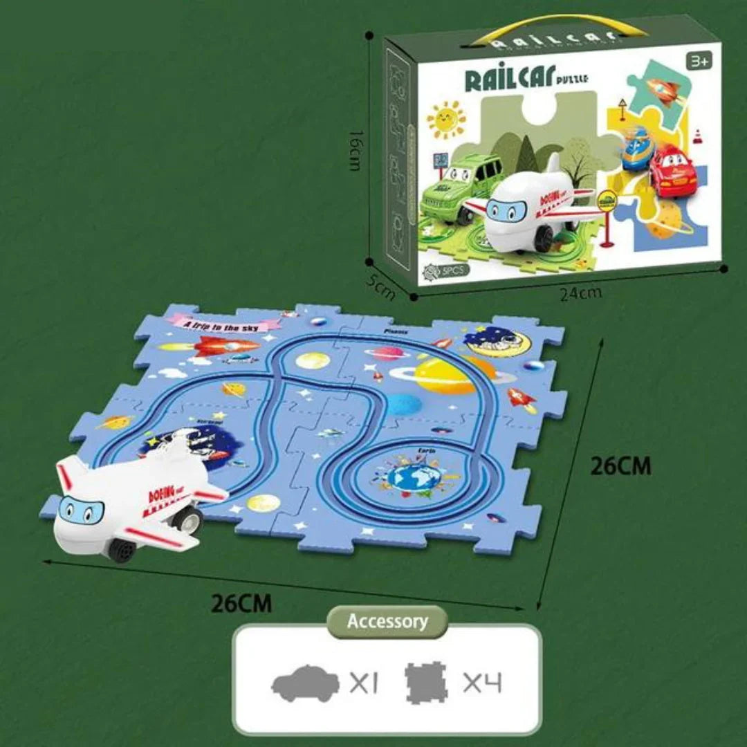 Railcar puzzle™ | Tävling med klossar