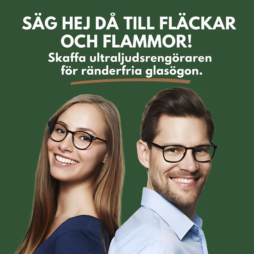Clearis™ | Ultraljudsrengörare för glasögon