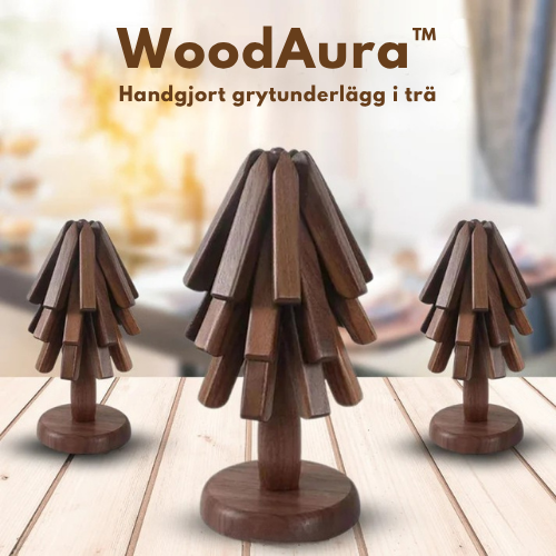 WoodAura™ | Hopfällbara Grytunderlägg