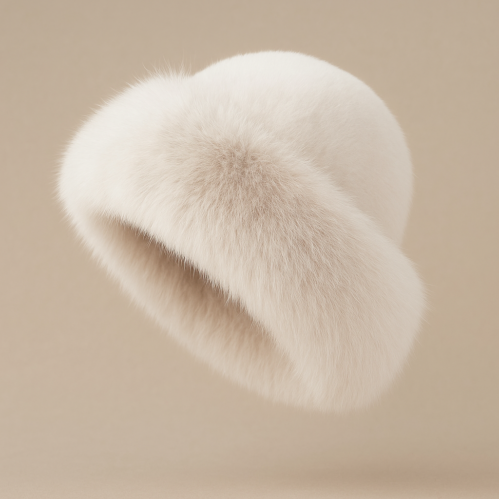 Vinterelle™ | Elegant Pälsmössa för Dam i Fuskpäls