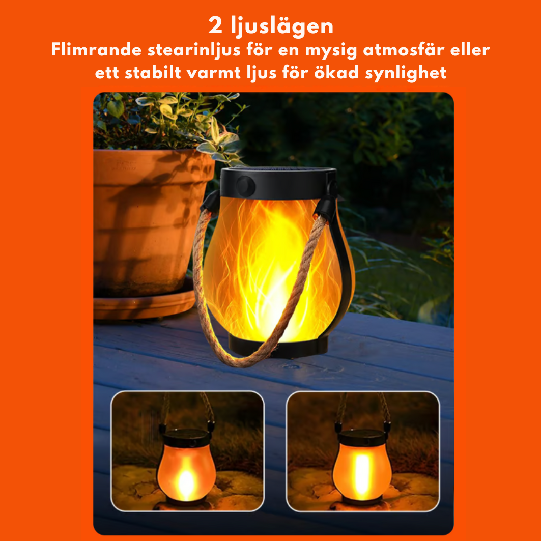 EldVik™ | Flamlantern – Äkta flamkänsla