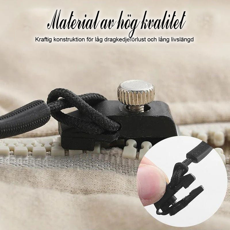 ReZip™ Avtagbar dragkedja | 6 st | Fixa på sekunder. Rädda det som fungerar.