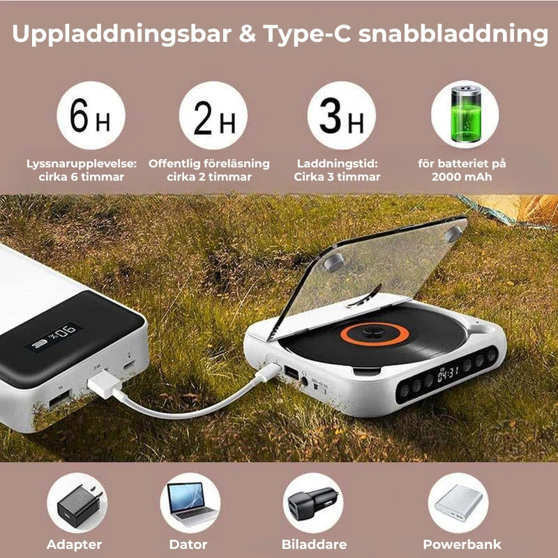 Rytma™ | Portabel CD-spelare. Spela musiken du redan älskar.