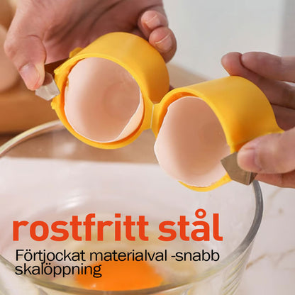 Klyv™ Äggöppnare | 1+1 Gratis | Perfekt öppning. Utan kladd eller skal.