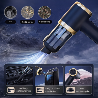 Dustra™ PowerVac | Kraftfull handdammsugare för hemmet och bilen