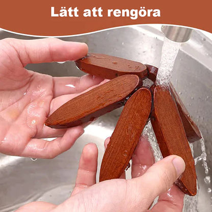 WoodAura™ | Hopfällbara Grytunderlägg