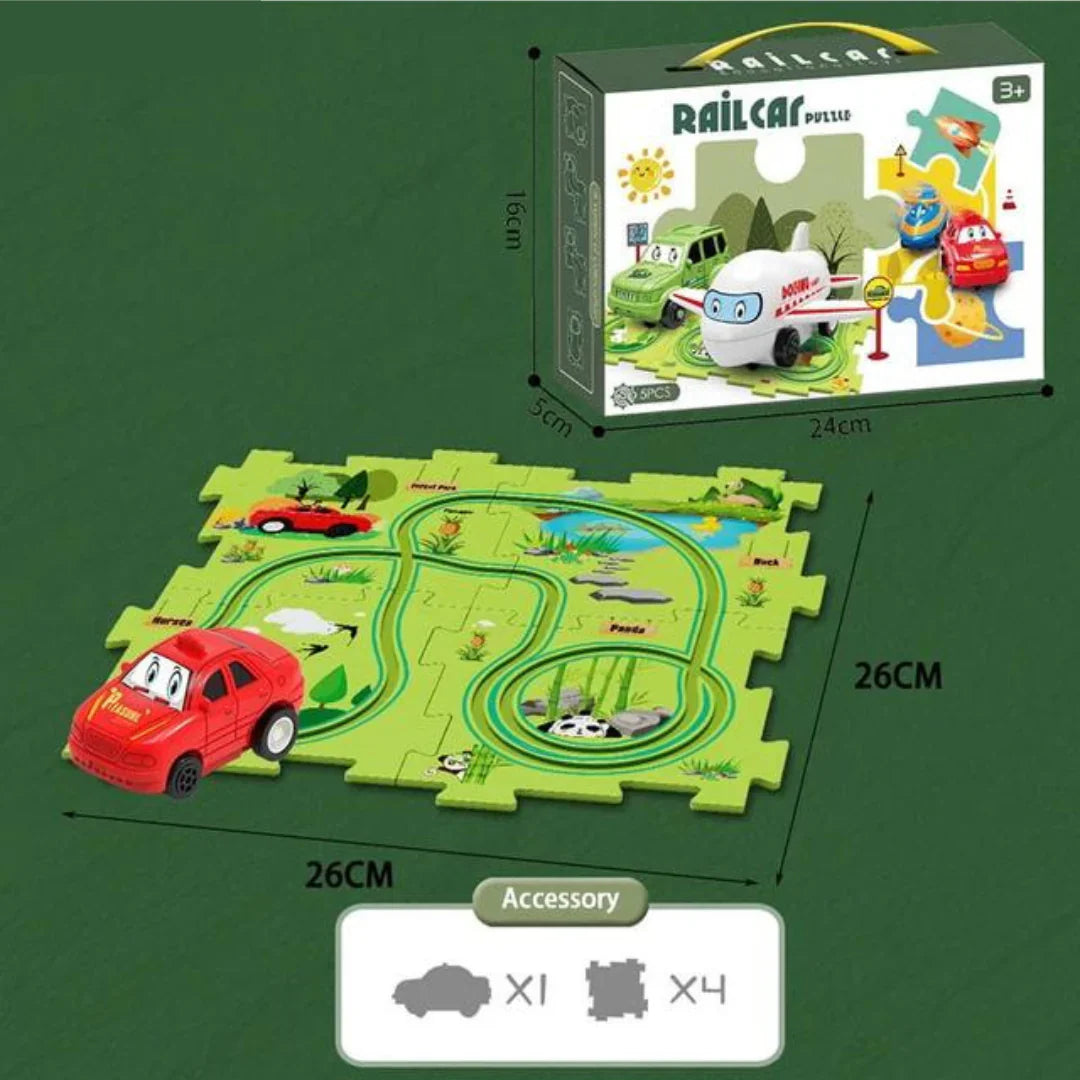 Railcar puzzle™ | Tävling med klossar