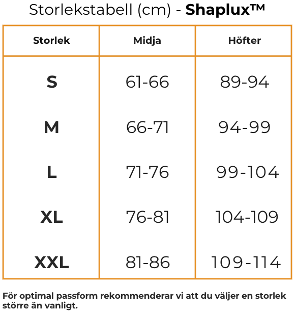Shaplux™ | 6-Pack Höga Midjetrosor med Formande Effekt för Komfort hela Dagen