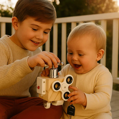 Bizzy Cube™ | Pedagogisk aktivitetsleksak för finmotorik och tidig sensorisk inlärning