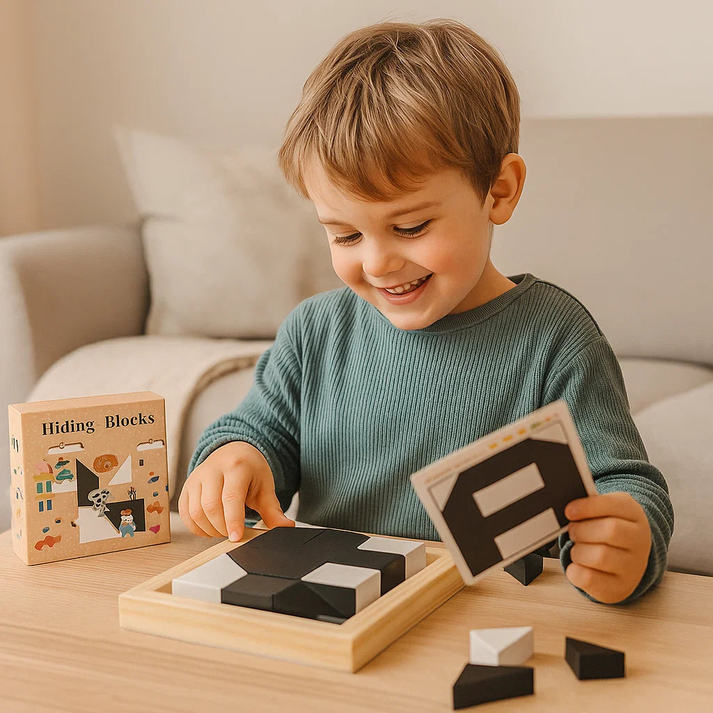 BattleBlocks™⎜Pedagogisk leksak för logikträning för barn med kort och brädspel