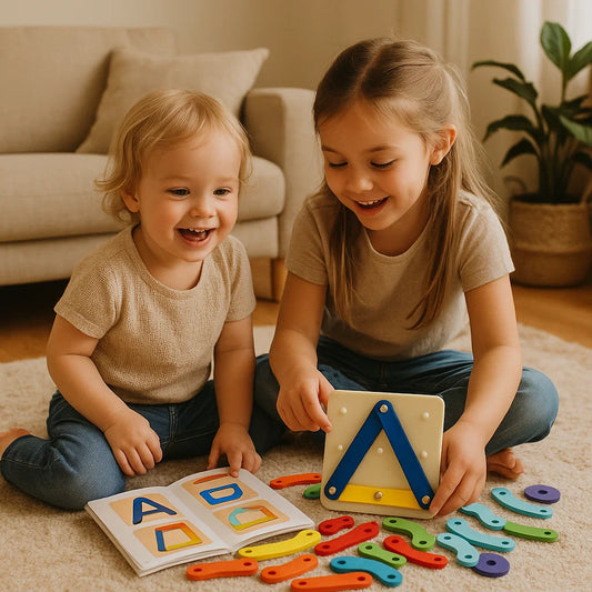 Creative Board™ | Kreativt lärbräde med bokstäver, siffror och former