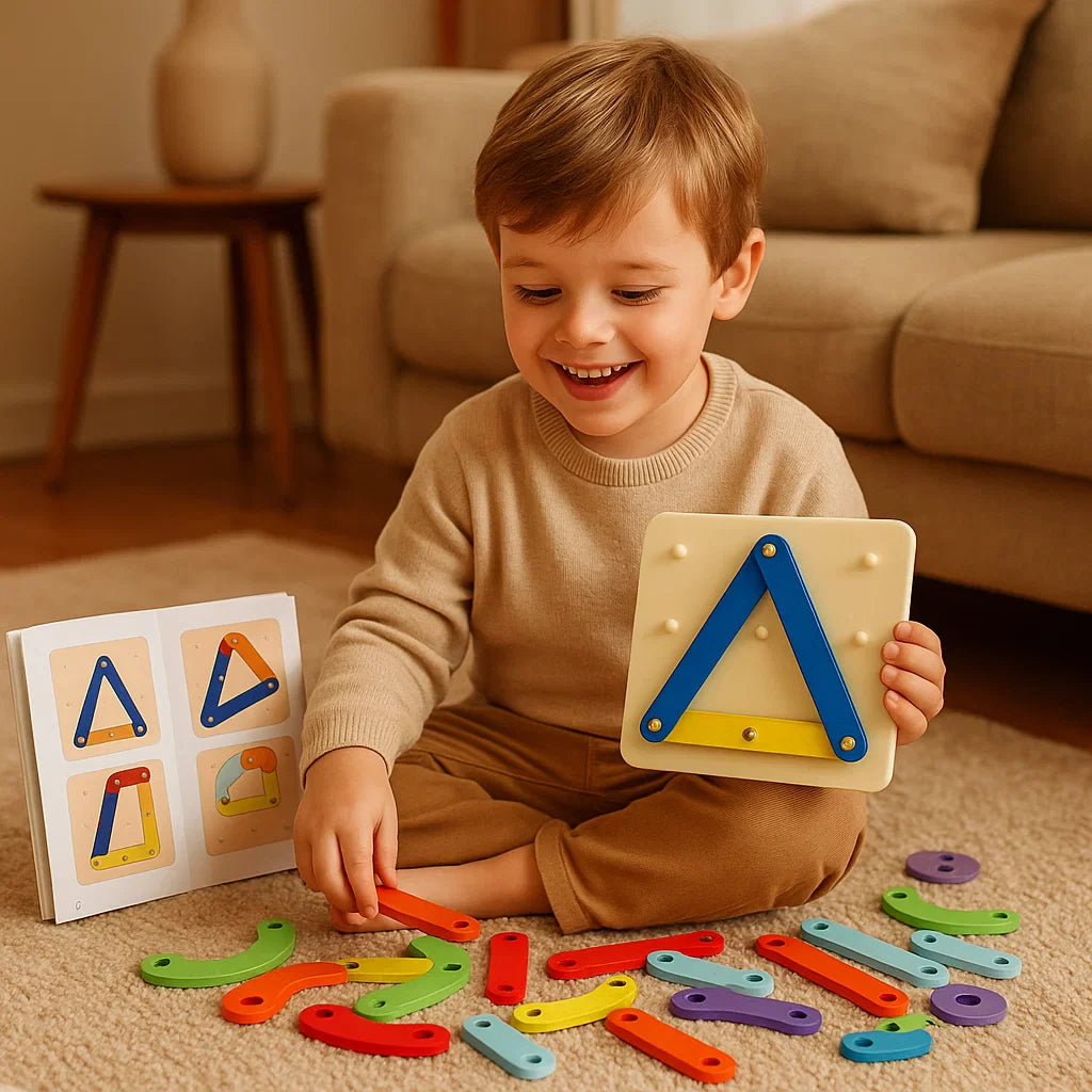 Creative Board™ | Kreativt lärbräde med bokstäver, siffror och former