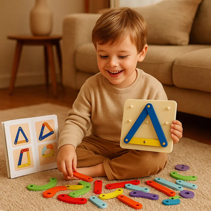 Creative Board™ | Kreativt lärbräde med bokstäver, siffror och former