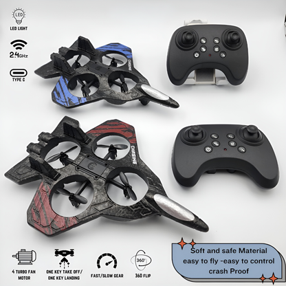 SkyRaptor™ | LED Jet-Drone för fartfylld lek