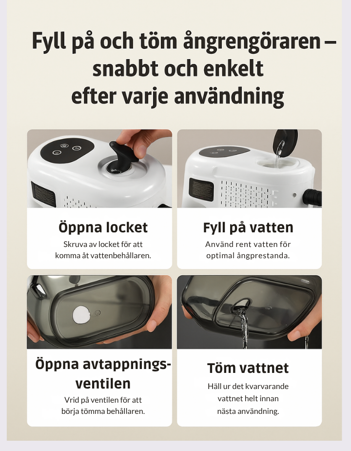 Virex™ | SteamMaster Pro ångrengörare