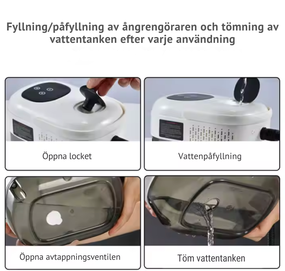 Virex™ | SteamMaster Pro ångrengörare