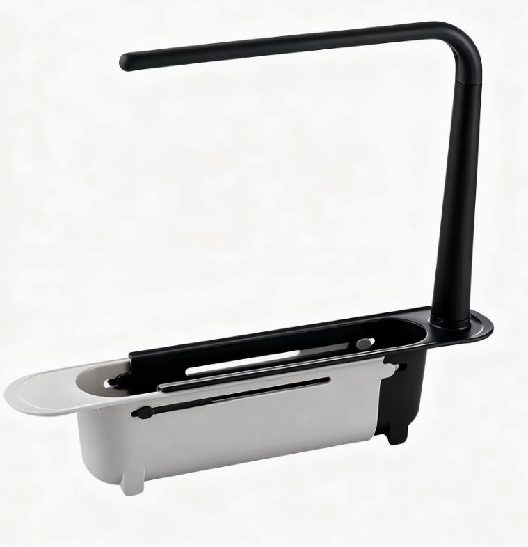 DiskOrdna™ | Teleskopiskt Ställ För Diskbänk Organisatör
